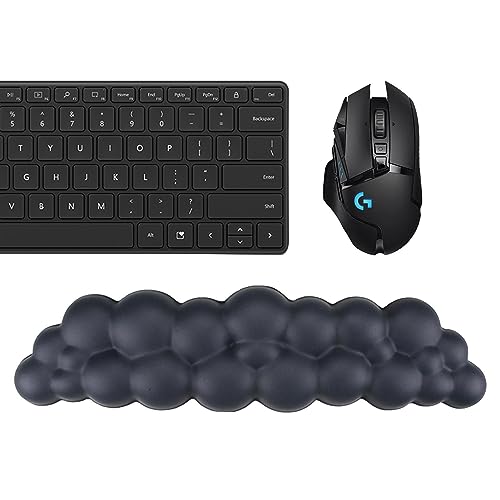 Tsuchiya Ergonomisches Mauspad | Ergonomisches Tastatur- und Mauspad,Wasserdichtes Cloud-Mauspad, Cloud-Handgelenkauflage für Gamer, Laptops, Studenten von Tsuchiya