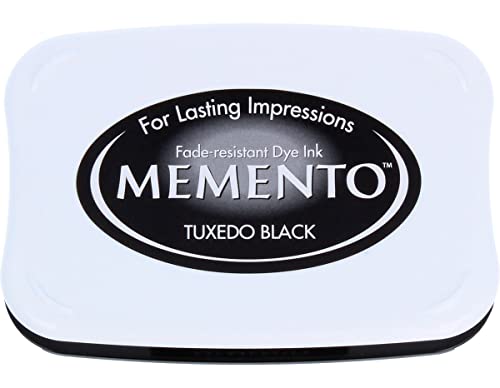 Tsukineko Tuxedo Black Memento Full Size Dye Inkpad ME-000-900, 9.8 x 6.8 x 1.8 cm Tsukineko Tuxedo Black Memento Full Size Dye Inkpad ME-000-900, 9.8 x 6.8 x 1.8 cm von Tsukineko
