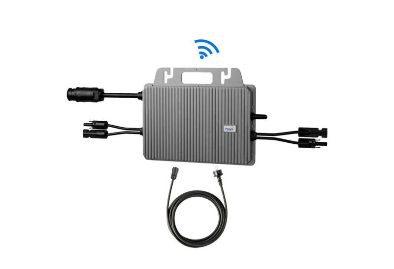 Tsun Wechselrichter Tsun Photovoltaik Microwechselrichter 800W TSOL-MS800 FN-Interface, (Set, PV WIFI Mikrowechselrichter mit 5M AC Kabel für Balkonkraftwerk), 800W von Tsun