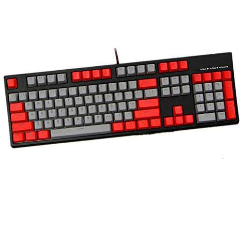 Keycaps, 104 PBT Keycaps Backlit Tastenkappen Stich Color Backlight Keycaps ANSI Layout Keyset OEM Profile für Cherry MX Mechanische Tastatur Tastenkappen von Tsung