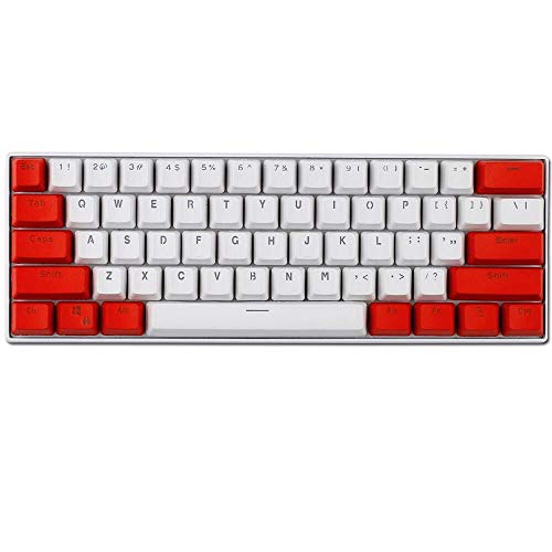 Keycaps, 61 PBT Keycaps Backlight Mechanische Tastatur Tastenkappe ANSI Layout Keyset für Ducky Keboard/ GH60 / RK61 / ALT62 / Annie/Keyboard Poker Keys Tastenkappen von Tsung