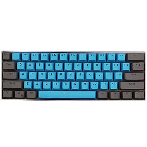 Keycaps, 61 PBT Keycaps Backlight Mechanische Tastatur Tastenkappe ANSI Layout Keyset für Ducky Keboard/ GH60 / RK61 / ALT62 / Annie/Keyboard Poker Keys Tastenkappen von Tsung