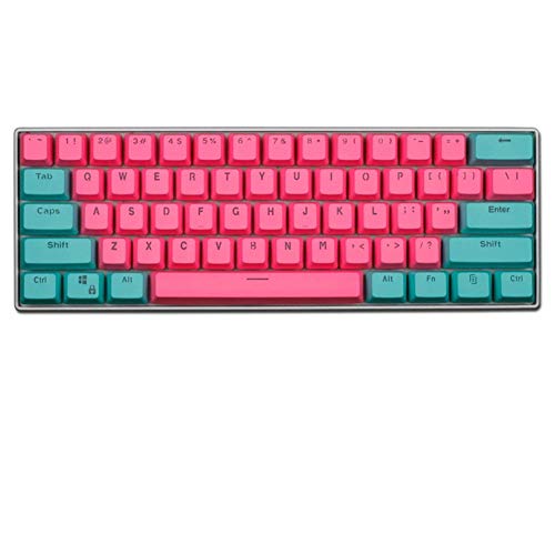 Keycaps, 61 PBT Keycaps Backlight Mechanische Tastatur Tastenkappe ANSI Layout Keyset für Ducky Keboard/ GH60 / RK61 / ALT62 / Annie/Keyboard Poker Keys Tastenkappen von Tsung