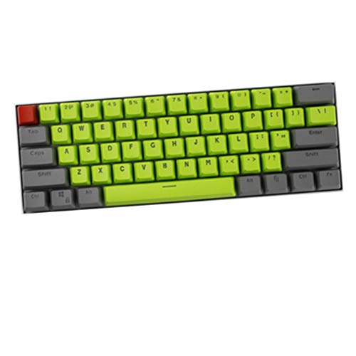 Keycaps, 61 PBT Keycaps Backlight Mechanische Tastatur Tastenkappe ANSI Layout Keyset für Ducky Keboard/ GH60 / RK61 / ALT62 / Annie/Keyboard Poker Keys Tastenkappen von Tsung