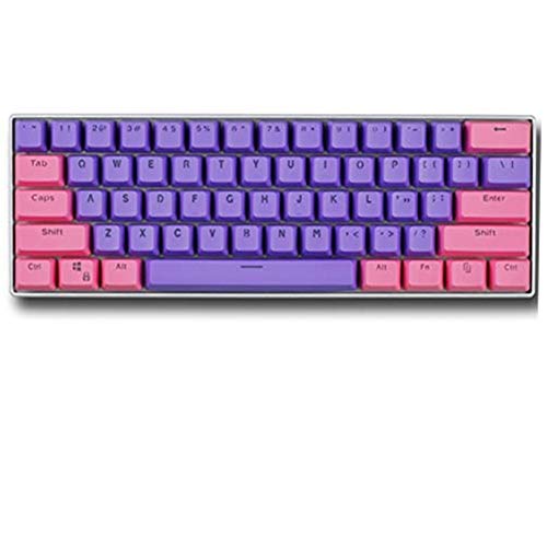 Keycaps, 61 PBT Keycaps Backlight Mechanische Tastatur Tastenkappe ANSI Layout Keyset für Ducky Keboard/ GH60 / RK61 / ALT62 / Annie/Keyboard Poker Keys Tastenkappen von Tsung