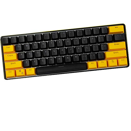 Keycaps, 61 Tasten PBT Keycaps Hintergrundbeleuchtung Mechanische Tastatur Keycpas für US-Layout Tastatur für Ducky / GH60 / RK61 / ALT61 / Annie/Keyboard Poker Keys (nur Keycaps von Tsung