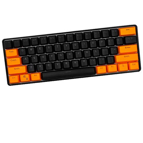 Keycaps, 61 Tasten PBT Keycaps Hintergrundbeleuchtung Mechanische Tastatur Keycpas für US-Layout Tastatur für Ducky / GH60 / RK61 / ALT61 / Annie/Keyboard Poker Keys (nur Keycaps von Tsung