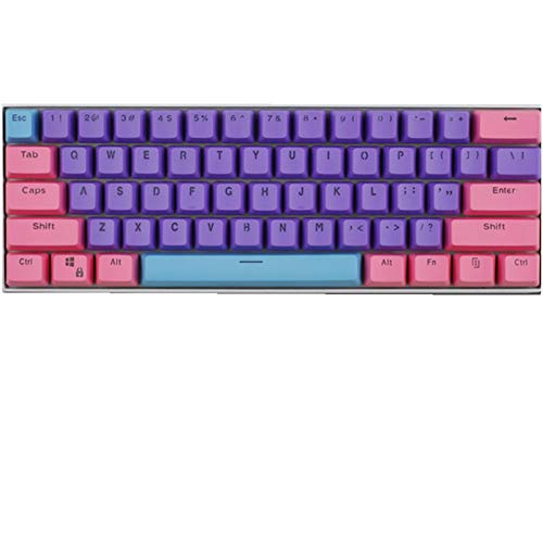 Keycaps 61 Tasten PBT Keycaps Hintergrundbeleuchtung Mechanische Tastatur Keycpas für US-Layout Keyboard für Ducky / GH60 / RK61 / ALT61 / Annie/Keyboard Poker Keys (nur Tastenkappen verkaufen) von Tsung