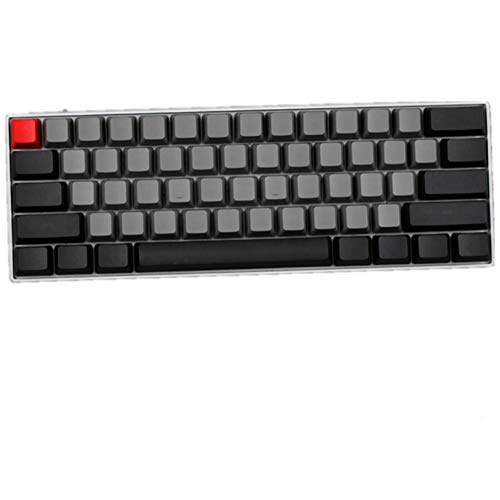 Tastenkappen, 61 Tasten, PBT-Tastenkappen für US-Layout-Tastatur für mechanische Tastatur, vollständiges Set Dolch-Tastenkappen (nur Tastenkappen) von Tsung