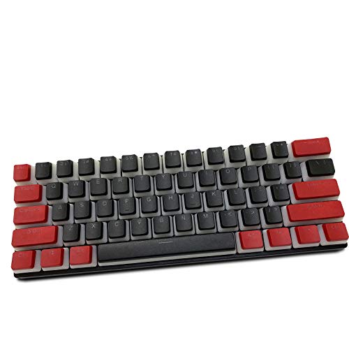 Tsung Keycaps, 61 Keycaps Backlight Double Shot PBT Pudding Keycaps OEM Profile Pudding Keyset für MX Cherry Mechanische Tastatur (Nur Keycaps von Tsung