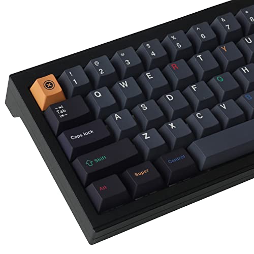 Keycaps PBT Keycaps 143 Tasten ANSI(US) Layout Keycaps mit 7U Spacebar Dye Sublimation Keycaps Cherry Profil für Gateron Kailh Cherry MX Switches Mechanische Tastaturen von Tsungup