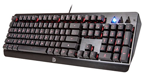 TT ESPORTS Challenger Edge Gaming Tastatur schwarz komplette Hintergrundbeleuchtung RGB anti-ghosting multimedia shortcut keys von Tt eSPORTS
