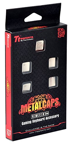 Tt eSPORTS EA-MTC-AKCSIL-QW Key Cap Tastatur silber von Tt eSPORTS