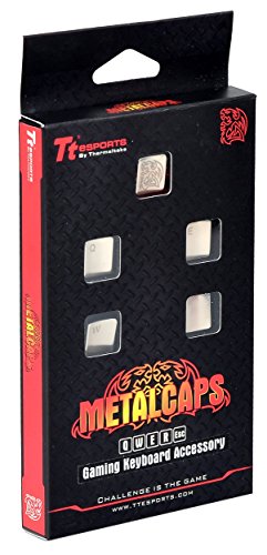 Tt eSPORTS EA-MTC-AKCSIL-QW Key Cap Tastatur silber Tt eSPORTS EA-MTC-AKCSIL-QW Key Cap Tastatur silber von Tt eSPORTS