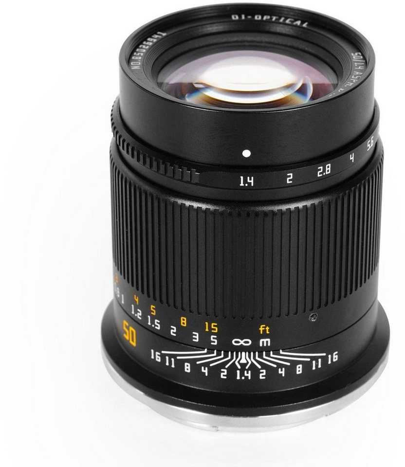 TTArtisan 50mm f1,4 Nikon Z Vollformat Objektiv von Ttartisan