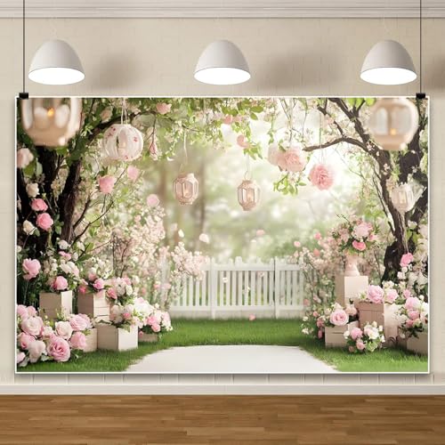 Ttincceer 1.8x1.2m Romantischer Gartenhintergrund Wunderland rosa Blumen Rasen Mädchen Geburtstagsfotohintergrund Brautparty Dame Frau Hochzeitsparty Dekoration Banner Vinyl Ttincceer 1.8x1.2m Romantischer Gartenhintergrund Wunderland rosa Blumen Rasen Mädchen Geburtstagsfotohintergrund Brautparty Dame Frau Hochzeitsparty Dekoration Banner Vinyl von Ttincceer