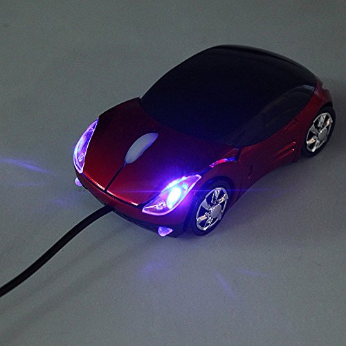 TuToy 3D Optische Auto-Shape USB Kabel Maus-Rot von TuToy