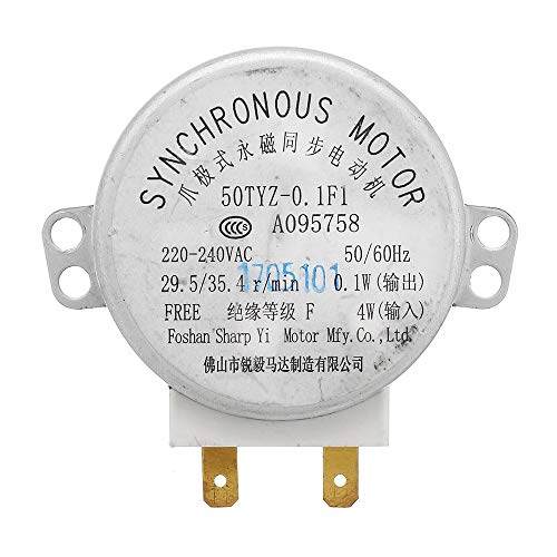 TuToy 50Tyz-0.1F1 Ac 220-240V 4W Synchronmotor 48 Mm Durchmesser Mikrowellen-Plattenspieler-Motor von TuToy