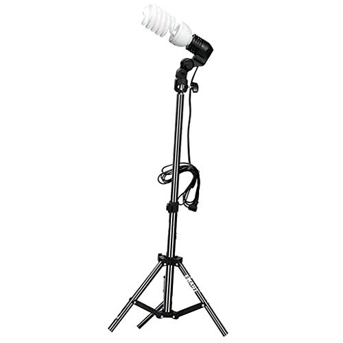 Tubayia 45-75cm Leuchtenstativ Studio Lichtstativ mit E27 Lampenfassung und 45W Glühbirne Tubayia 45-75cm Leuchtenstativ Studio Lichtstativ mit E27 Lampenfassung und 45W Glühbirne von Tubayia