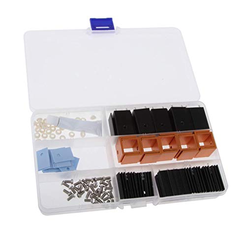 Tubayia Aluminium Transistor Kühlkörper Kit MOS-Kühlkörper Kühlung Heatsink Kühler Tubayia Aluminium Transistor Kühlkörper Kit MOS-Kühlkörper Kühlung Heatsink Kühler von Tubayia