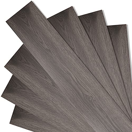 Tubiaz Bodenbelag Selbstklebend 1,95m² Vinylboden Selbstklebende Vinyl-Dielen Wasserdicht Verschleißfest Night Oak Selbstklebende Dielen 91.5x15.2 cm 14 Fliesen Tubiaz Bodenbelag Selbstklebend 1,95m² Vinylboden Selbstklebende Vinyl-Dielen Wasserdicht Verschleißfest Night Oak Selbstklebende Dielen 91.5x15.2 cm 14 Fliesen von Tubiaz