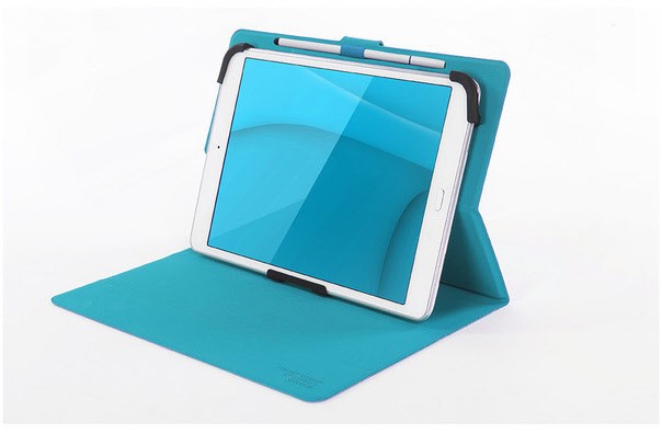 Facile Plus Tablet-Cover m. Stand für Tablets 9-10" himmelblau von Tucano