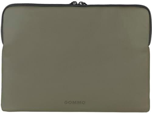 TUCANO GOMMO - Sleeve für 15,6 Zoll und MacBook 16 Zoll, gummiertes Material - Militärgrün/Khaki TUCANO GOMMO - Sleeve für 15,6 Zoll und MacBook 16 Zoll, gummiertes Material - Militärgrün/Khaki von Tucano
