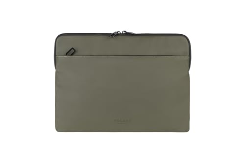 TUCANO GOMMO - Sleeve für 35,6 cm (14 Zoll) und MacBook 14 Zoll (35,6 cm), gummiertes Material, Militärgrün von Tucano