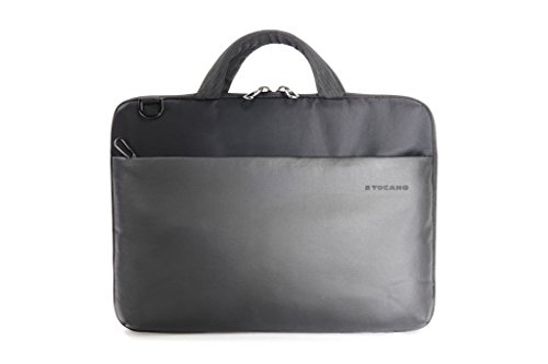 Tucano BDA-MB1213 Dark Slim Tasche für MacBook 12/13 Zoll, Air/Pro/Retina, Apple iPad Pro 12,9 Zoll schwarz von Tucano