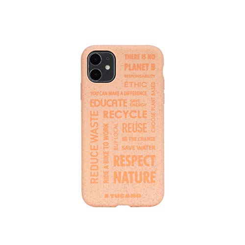 Tucano Ecover, e Schutzhülle aus Bioplastik für iPhone 11, rot von Tucano