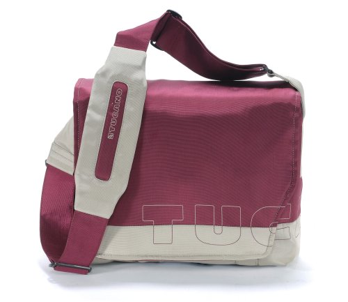 Tucano Motion Kuriertasche für MacBook Pro 39,1 cm (15,4 Zoll), Notebooks bis 39,1 cm (15,4 Zoll), Bordeaux von Tucano