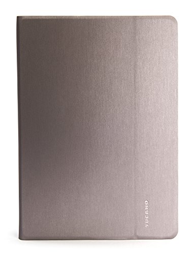 Tucano RIGA Hartschale TAB-RS410-G Kunstleder Schutzhülle für Samsung Galaxy Tab 4 25,4 cm (10 Zoll) mit einstellbar Ausrichtung grau von Tucano