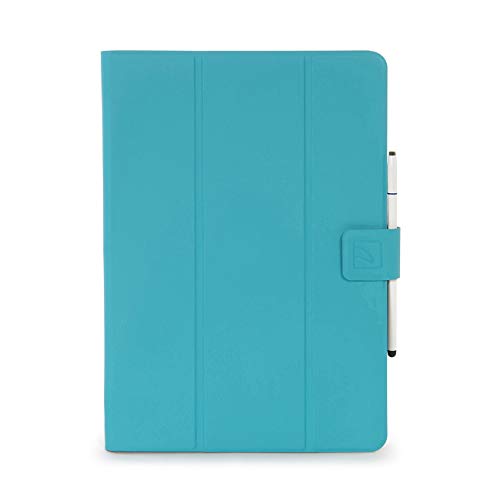 Tucano TAB-FAP10-Z Facile Plus, Universelles Case für 10 Zoll Tablets mit Standfunktion, Hellblau von Tucano