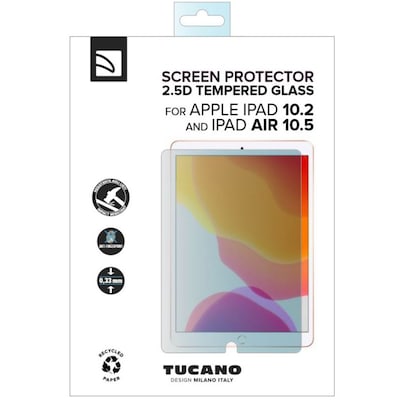Tucano Tempered Glas Schutzfolie für iPad 9. Gen. (10.2" 2021)/ iPad Air 10.5" von Tucano