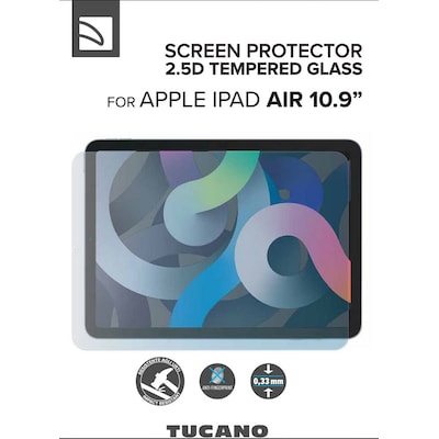 Tucano Tempered Glas für iPad Air 10,9 Zoll (2022) iPad Pro 11 Zoll (2020) von Tucano