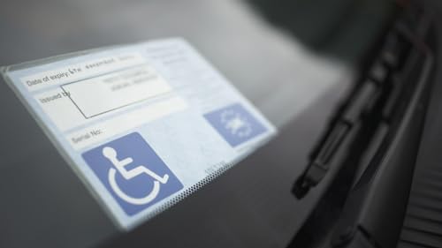 Tûche Transparenter Ausweishalter für Behindertenausweis, Parkplatz, Parkschein, Ausweis, wasserdicht aus PVC (12,7 x 16,5 cm) von Tûche