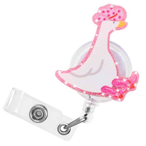 Tucnoeu 1 Stück Rosa Gans badge holder kartenhalter ausweis ausweishalter krankenschwester Große Ausweishülle von Tucnoeu