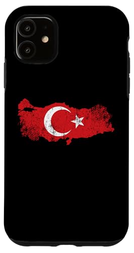 Hülle für iPhone 11 Retro Türkei Fahne Türkische Flagge Fahne Türk Bayrak von Türk Stylez Shirts