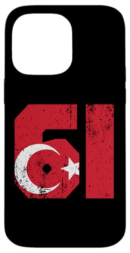 Hülle für iPhone 14 Pro Max Trabzon 61 Memleket Türkei Fahne Geschenkidee Hülle für iPhone 14 Pro Max Trabzon 61 Memleket Türkei Fahne Geschenkidee von Türk Stylez Shirts