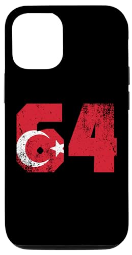 Hülle für iPhone 14 Usak 64 Memleket Türkei Fahne Geschenkidee von Türk Stylez Shirts