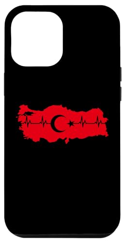 Hülle für iPhone 15 Plus Heartbeat Türkei EKG Türkische Flagge Fahne Türk Bayrak von Türk Stylez Shirts