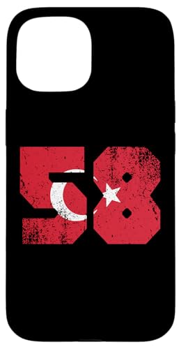 Hülle für iPhone 15 Sivas 58 Memleket Türkei Fahne Geschenkidee Hülle für iPhone 15 Sivas 58 Memleket Türkei Fahne Geschenkidee von Türk Stylez Shirts