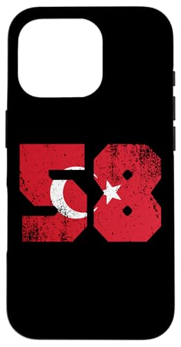 Hülle für iPhone 16 Pro Sivas 58 Memleket Türkei Fahne Geschenkidee Hülle für iPhone 16 Pro Sivas 58 Memleket Türkei Fahne Geschenkidee von Türk Stylez Shirts