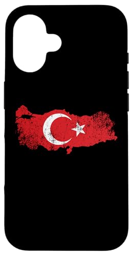 Hülle für iPhone 16 Retro Türkei Fahne Türkische Flagge Fahne Türk Bayrak Hülle für iPhone 16 Retro Türkei Fahne Türkische Flagge Fahne Türk Bayrak von Türk Stylez Shirts