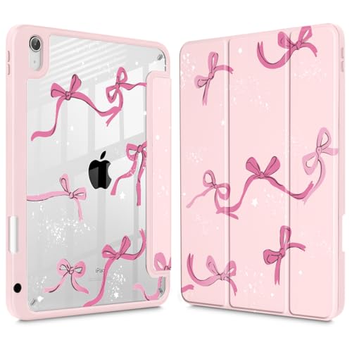Tuiklol Schutzhülle für iPad Air 13 (M3 2025 / M2 2024), eingebauter Stifthalter mit stoßfester Abdeckung, transparente Rückseite, automatische Wake/Sleep-Funktion, Modell A3268/A3269/A3271/A2898 von Tuiklol