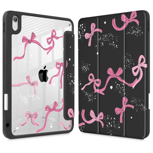 Tuiklol Schutzhülle für iPad Air 13 (M3 2025 / M2 2024), eingebauter Stifthalter mit stoßfester Abdeckung, transparente Rückseite, automatische Wake/Sleep-Funktion, Modell A3268/A3269/A3271/A2898 von Tuiklol