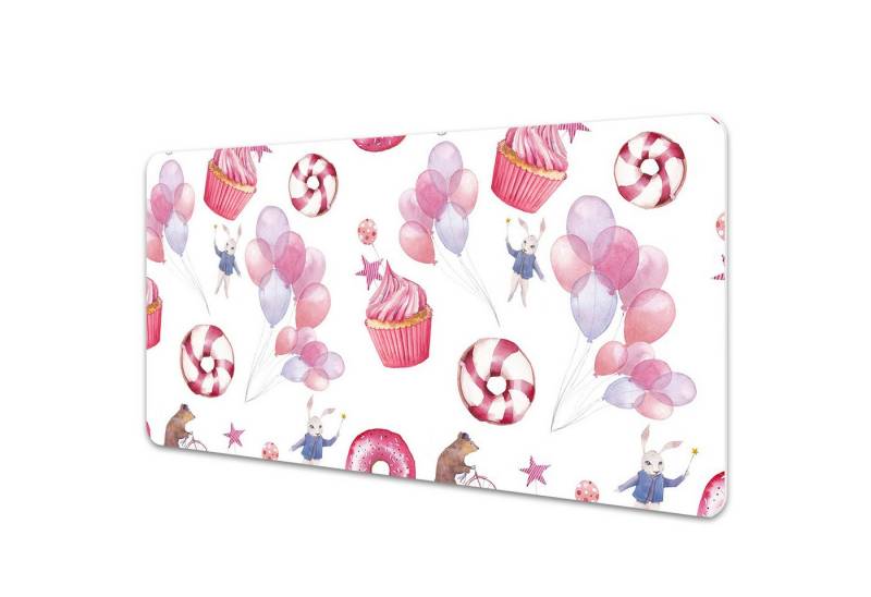 Tulup Mauspad Schreibtischmatte Luftballons Gaming Mauspad Tischunterlage Büro von Tulup