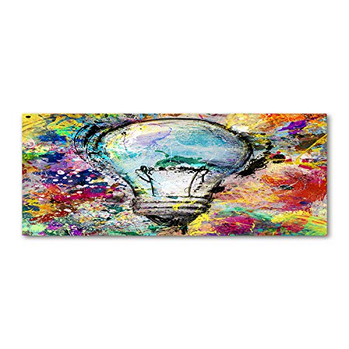 Tulup Spritzschutz Glas Küche Küchenrückwand Glassplatte Küche Herd Küchenrückwand aus Echtglas Abdeckplatte - - 125x50 cm - Kunst: modern & klassisch - Mehrfarbig - Glühbirne Tulup Spritzschutz Glas Küche Küchenrückwand Glassplatte Küche Herd Küchenrückwand aus Echtglas Abdeckplatte - - 125x50 cm - Kunst: modern & klassisch - Mehrfarbig - Glühbirne von Tulup