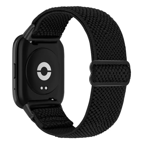 TumCez Armbänder kompatibel mit Xiaomi Redmi Watch 3 Active Armband für Damen Herren, Sportarmband aus weichem elastischem atmungsaktivem Nylon für Xiaomi Redmi Watch 3 Active Armband, Schwarz , TumCez Armbänder kompatibel mit Xiaomi Redmi Watch 3 Active Armband für Damen Herren, Sportarmband aus weichem elastischem atmungsaktivem Nylon für Xiaomi Redmi Watch 3 Active Armband, Schwarz , von TumCez