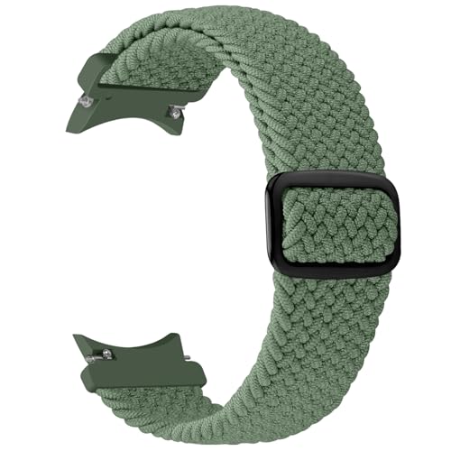 TumCez Armband kompatibel mit Samsung Galaxy Watch 7/6/5/4/FE 40 mm 44 mm/Galaxy Watch 5 Pro/Galaxy Watch 6/4 Classic 43 mm 47 mm 42 mm 46 mm Nylonbänder Ersatz geflochten für Damen Herren, olive, TumCez Armband kompatibel mit Samsung Galaxy Watch 7/6/5/4/FE 40 mm 44 mm/Galaxy Watch 5 Pro/Galaxy Watch 6/4 Classic 43 mm 47 mm 42 mm 46 mm Nylonbänder Ersatz geflochten für Damen Herren, olive, von TumCez
